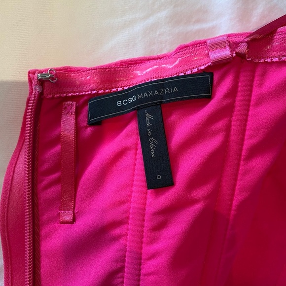 Pink BCBGMAXAZRIA Strapless Maxi Dress - Picture 10 of 15